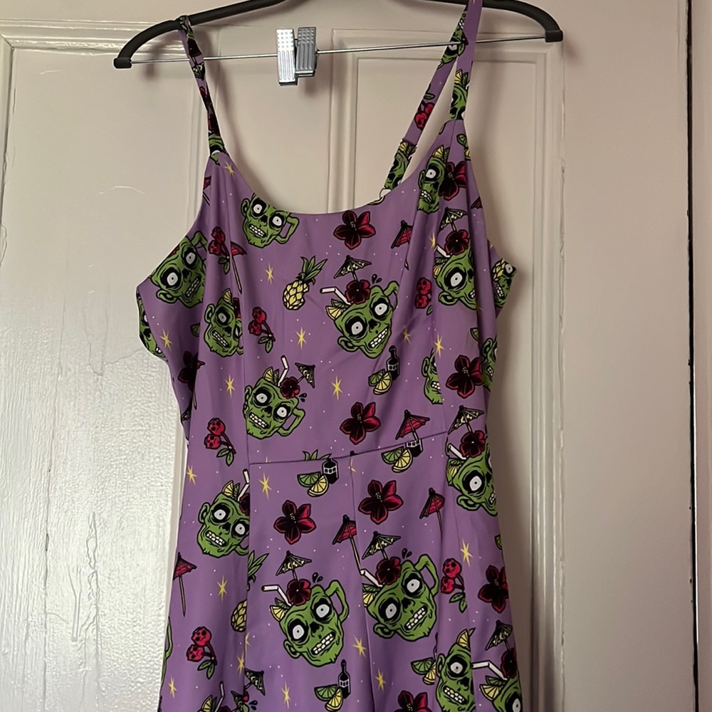 Sourpuss Zombie Romper L NWT with Flaw